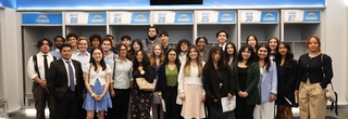 The LA City Youth Council members tour SoFi stadium to kick off a recycling campaign withe the Los Angeles Chargers and the Ball Foundation. Go team!